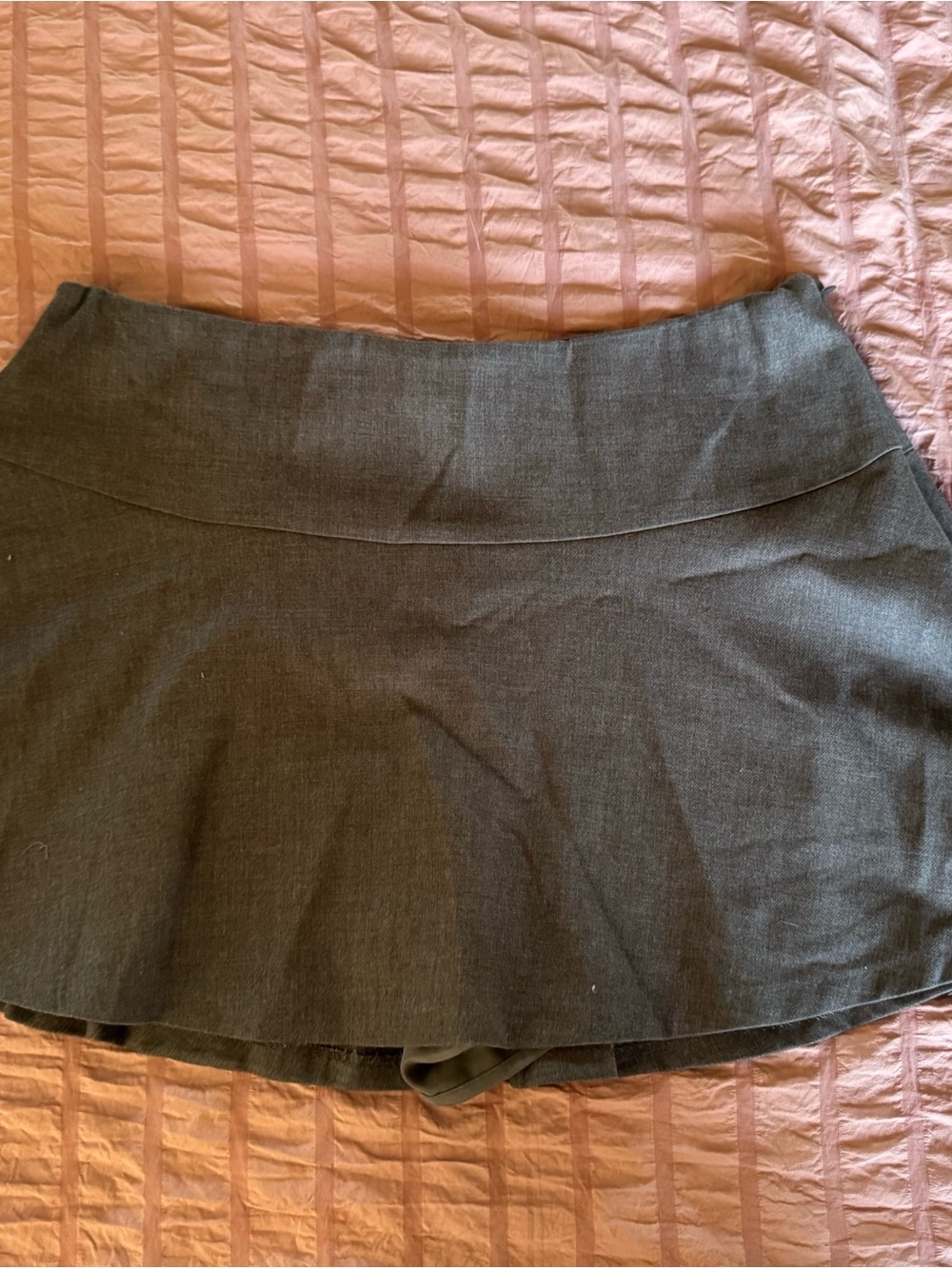 Abercrombie & Fitch Dark Gray Mini Skort